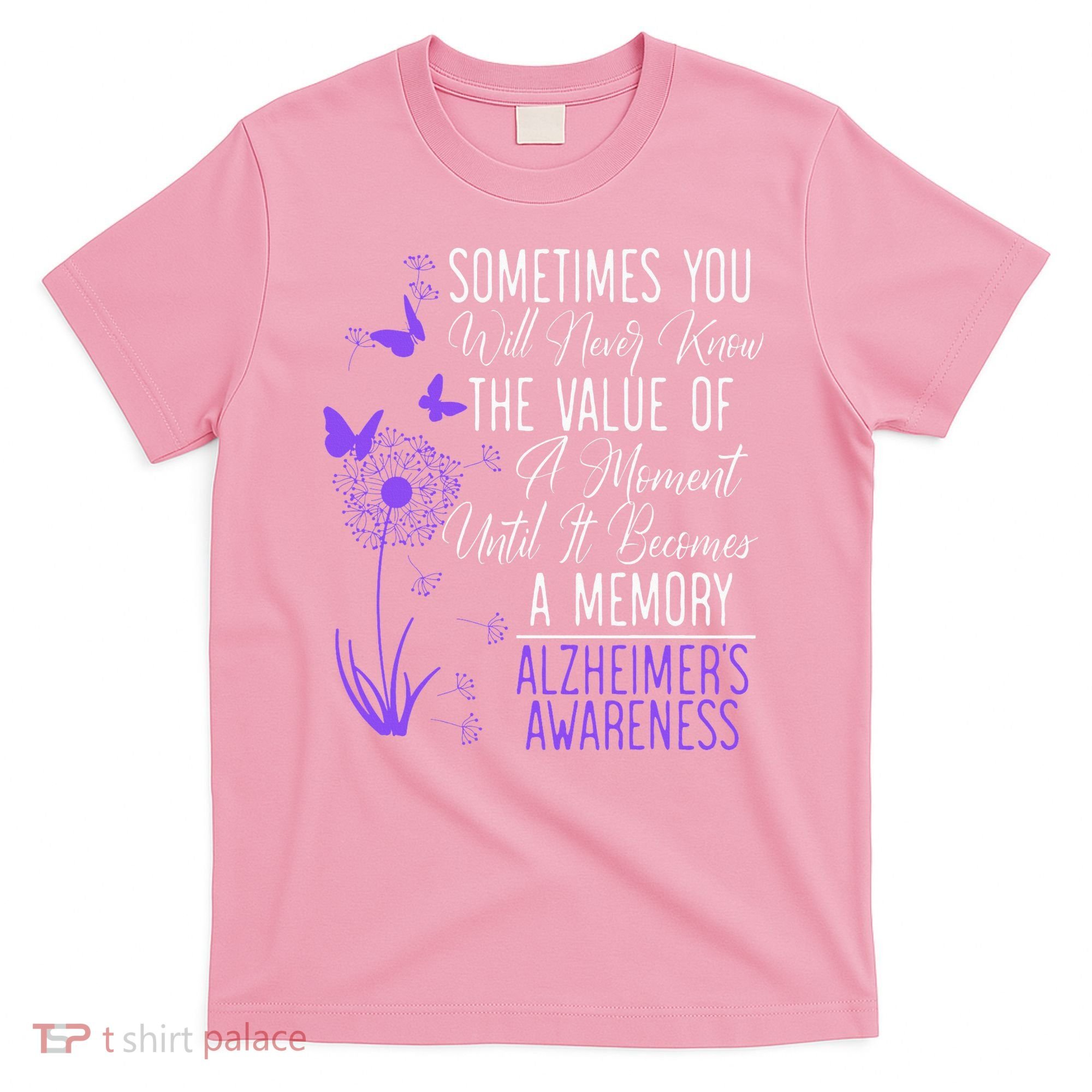 AlzheimerS Disease Awareness Dementia I Wear Purple T-Shirt