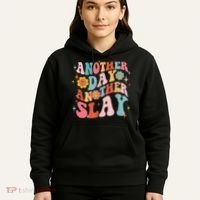 Another Day Another Slay Groovy Inspired Positive Vibes Hoodie thumb 5
