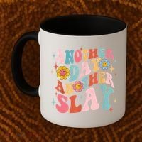 Another Day Another Slay Groovy Inspired Positive Vibes Coffee Mug thumb 2