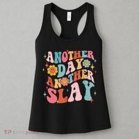 Another Day Another Slay Groovy Inspired Positive Vibes Women's Tank Top thumb 3
