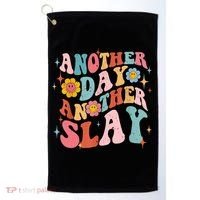 Another Day Another Slay Groovy Inspired Positive Vibes Golf Towel thumb 0