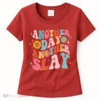 Another Day Another Slay Groovy Inspired Positive Vibes Women's T-Shirt thumb 0