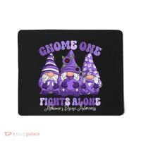 AlzheimerS Disease Awareness Month Purple Ribbon Gnomies Mousepad thumb 0