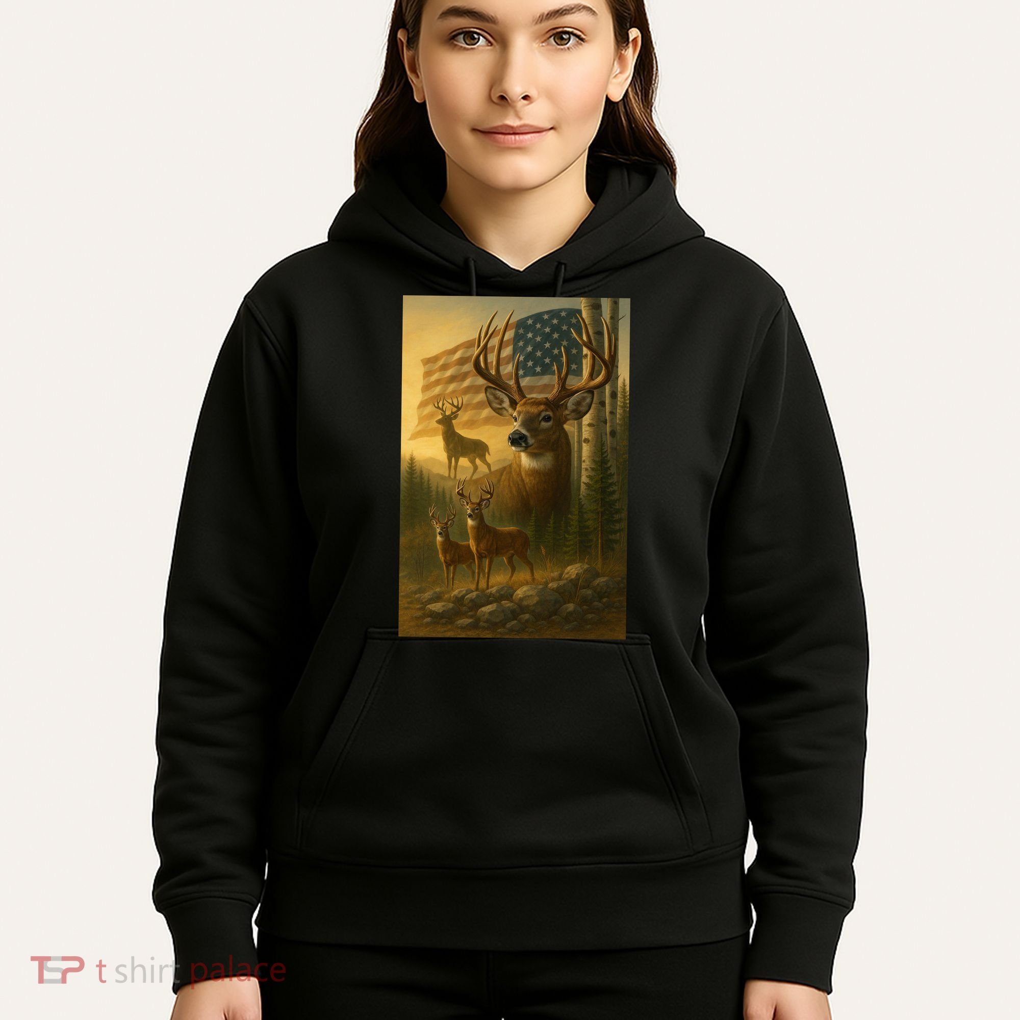 American Deer Hoodie