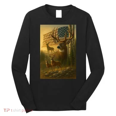 American Deer Long Sleeve Shirt