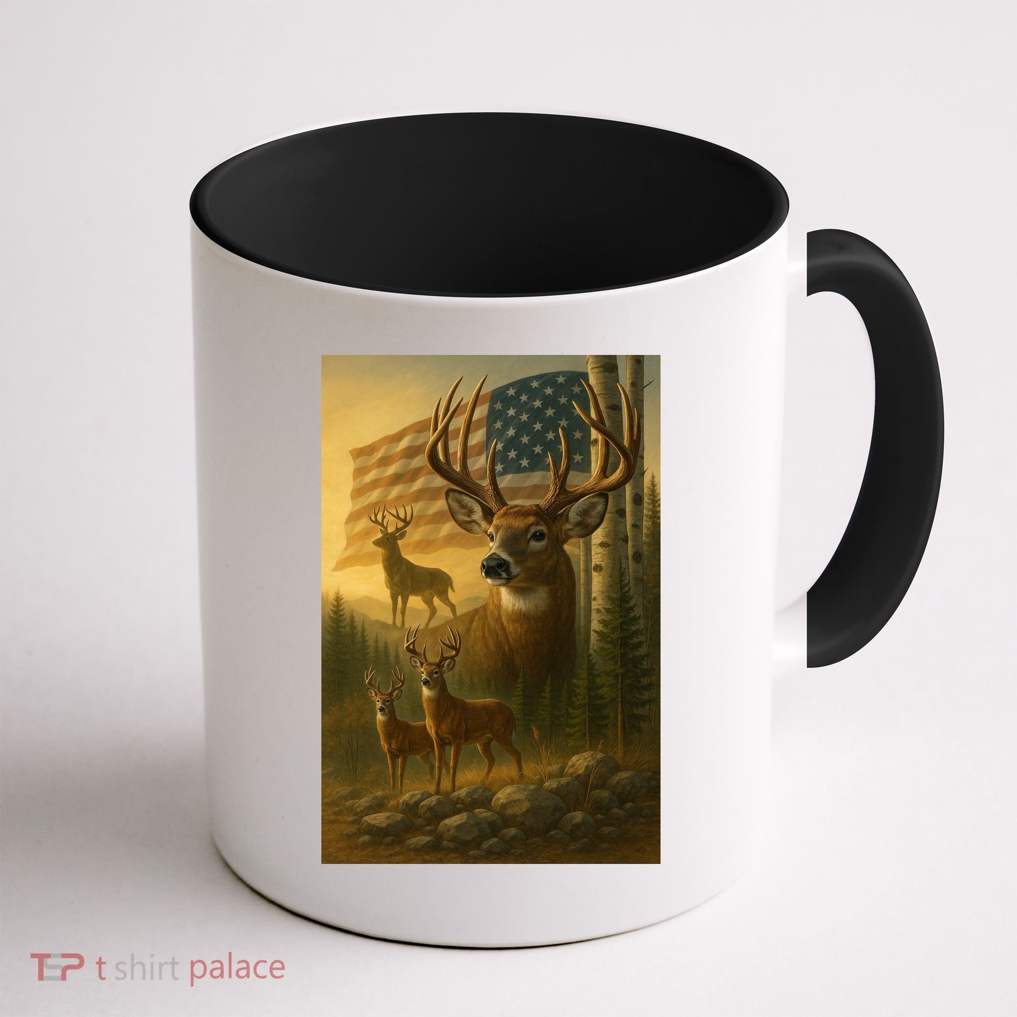 American Deer Coffee Mug