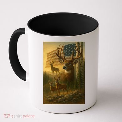 American Deer Coffee Mug