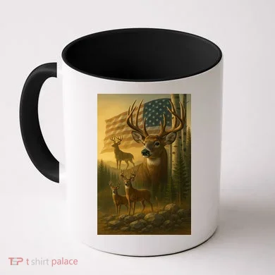 American Deer Coffee Mug