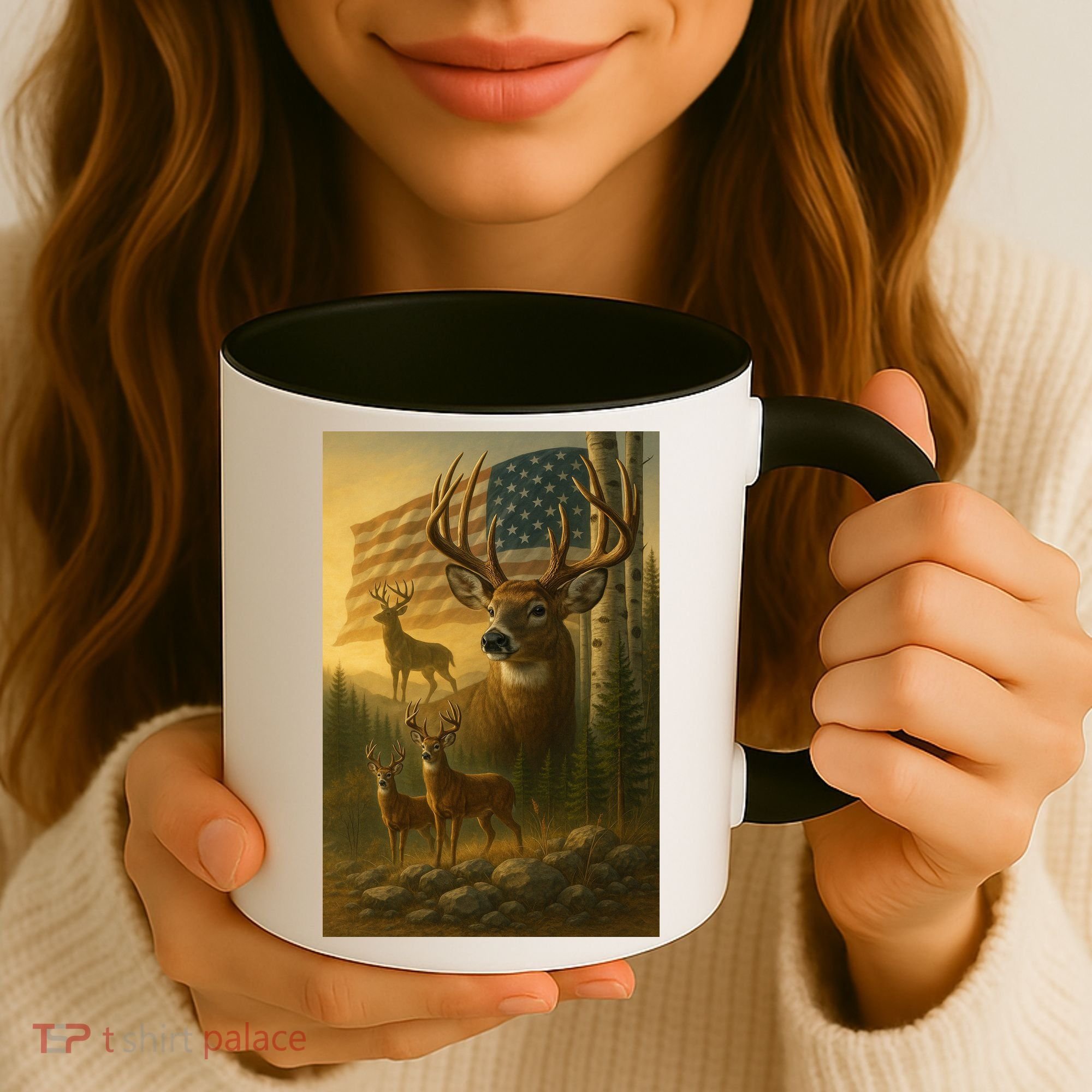 American Deer Coffee Mug