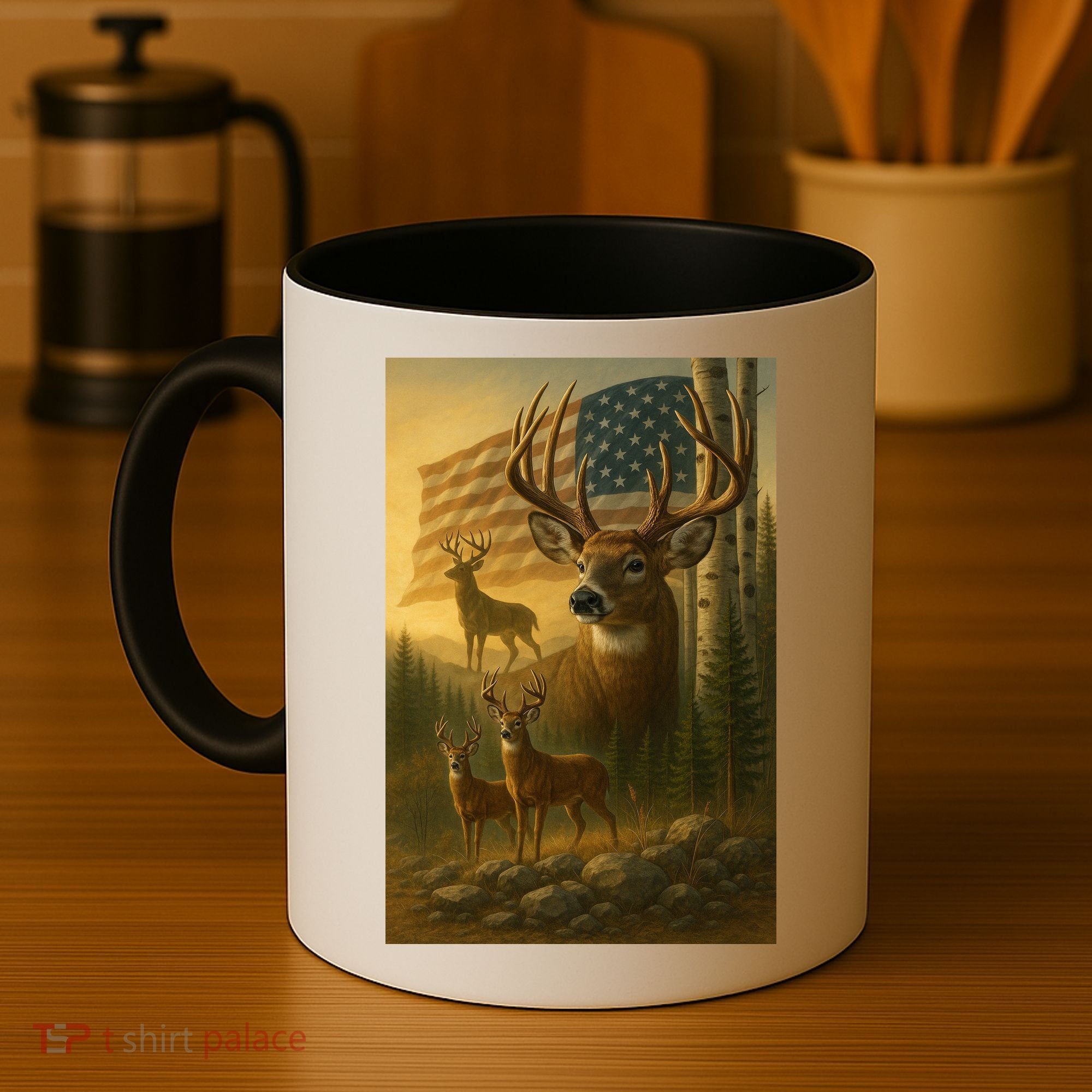 American Deer Coffee Mug