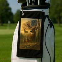 American Deer Golf Towel thumb 2