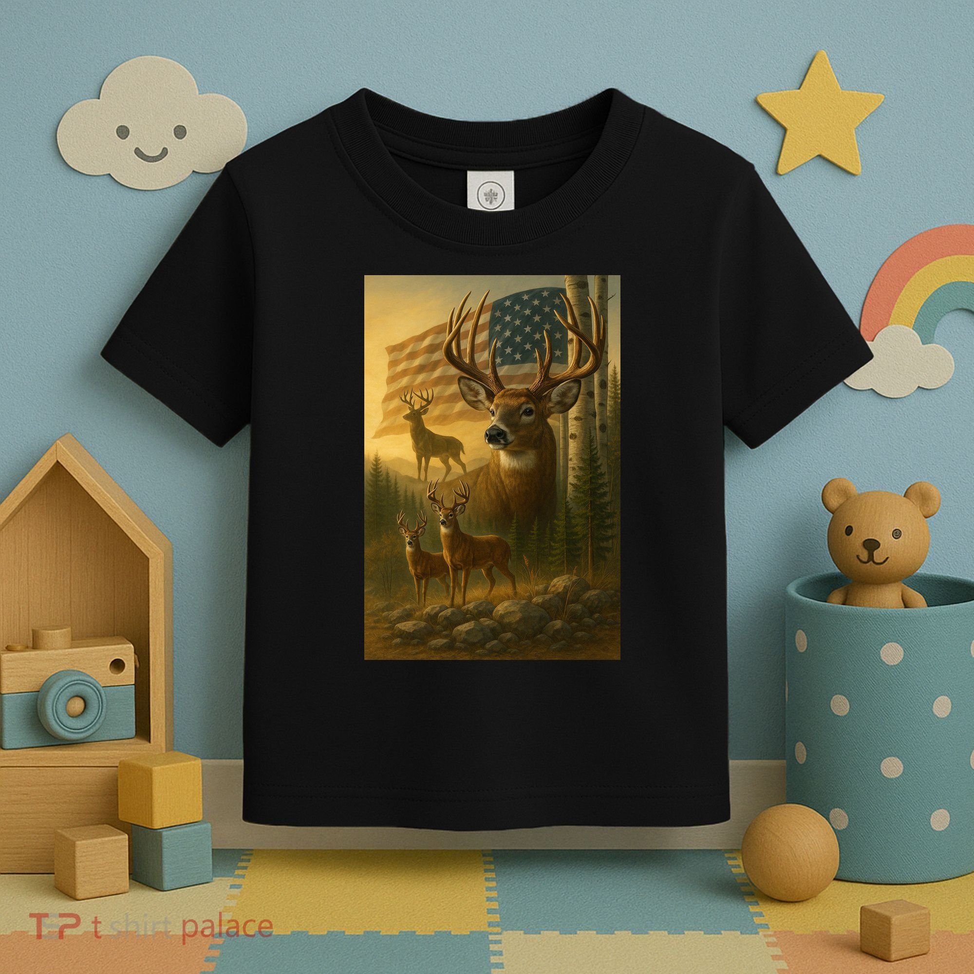 American Deer Toddler T-Shirt