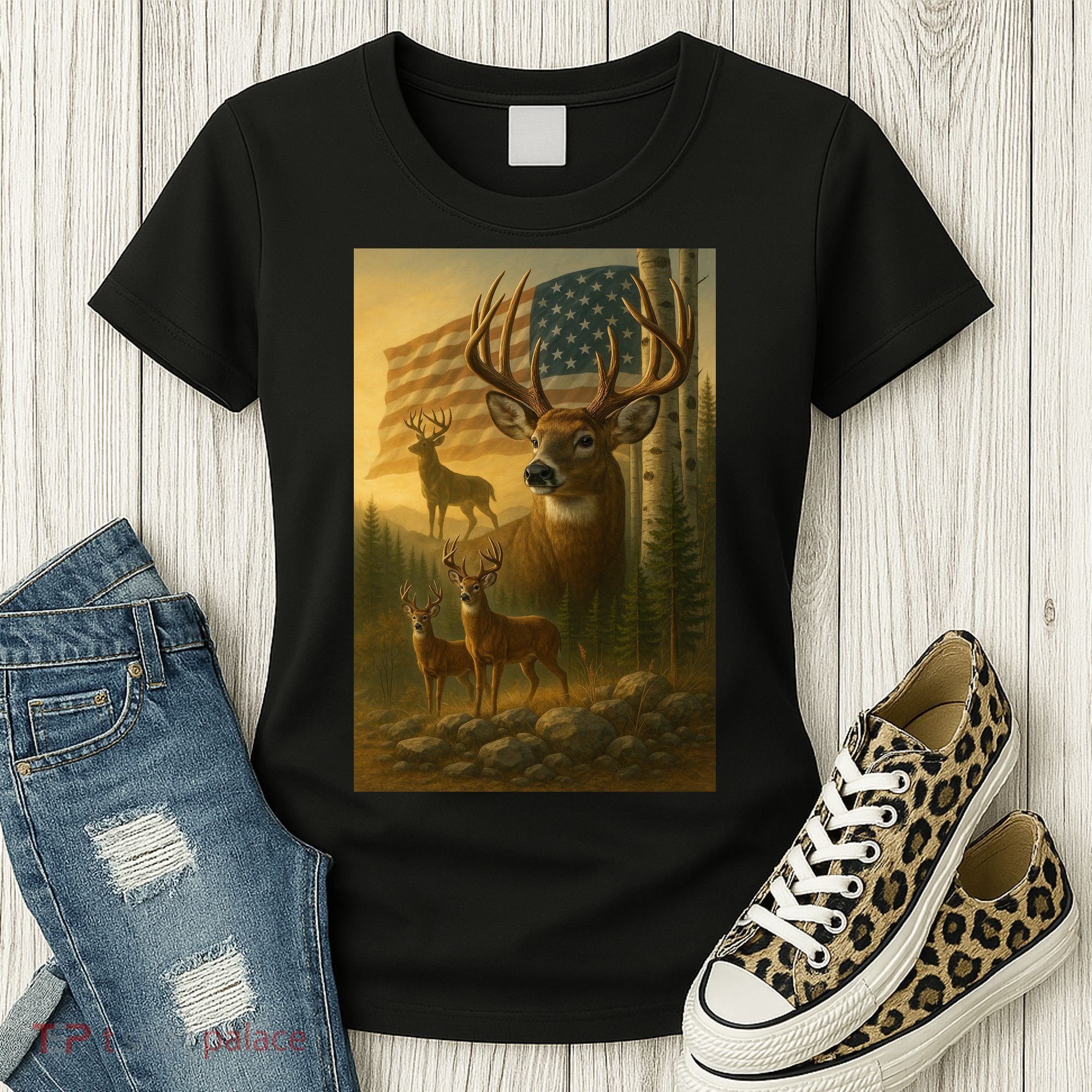 American Deer Women's T-Shirt