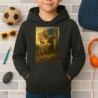 American Deer Kids Hoodie thumb 2