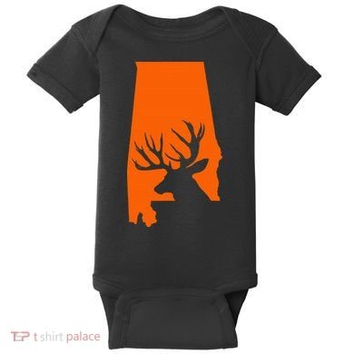 Alabama Deer Baby Bodysuit