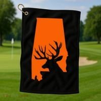 Alabama Deer Golf Towel thumb 1