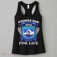 Asshole Dad And Smartass Daughter Best Friends Fod Life Women's Tank Top thumb 3