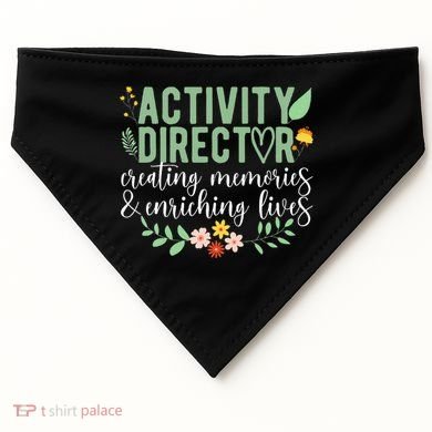 Activity Director Appreciation Activity Professional Week USA-Made Doggie Bandana