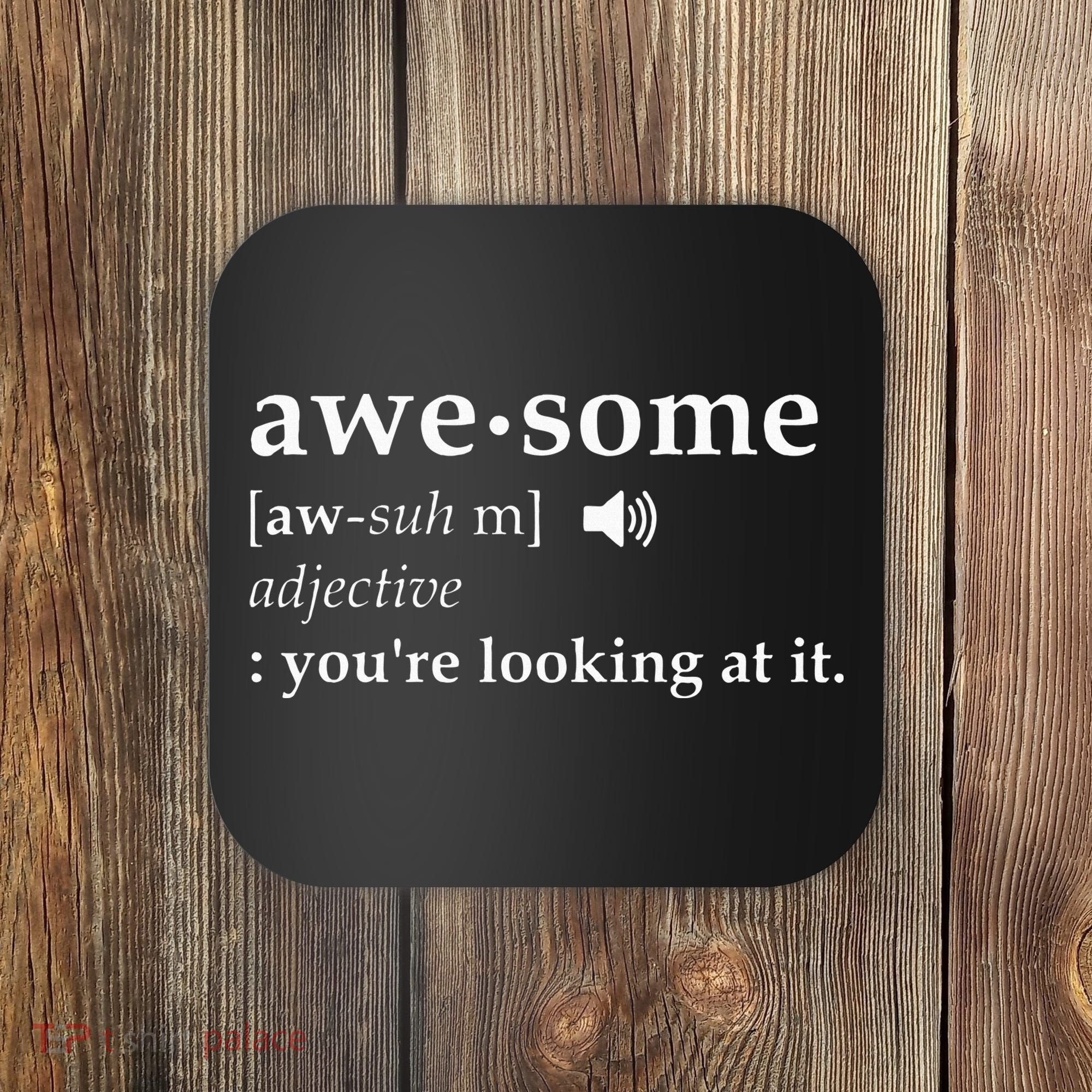 Awesome Definition Coaster