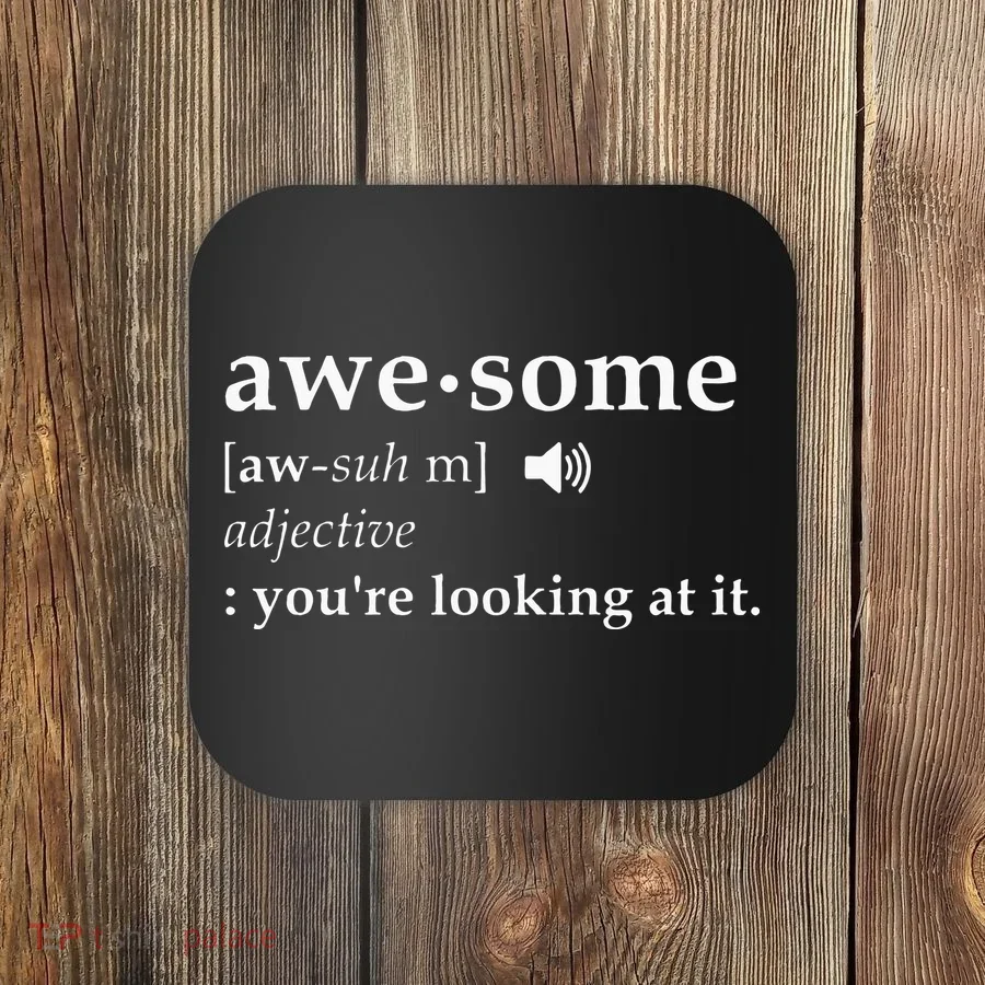 Awesome Definition Coaster
