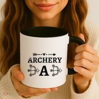 Archery Dad Archer Bow Arrow Father's Day Sports Lover Gift Coffee Mug thumb 3