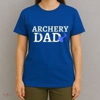 Archery Dad Archer Bow Arrow Father's Day Sports Lover Cute Gift T-Shirt thumb 4