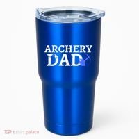 Archery Dad Archer Bow Arrow Father's Day Sports Lover Cute Gift Tumbler thumb 0