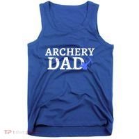Archery Dad Archer Bow Arrow Father's Day Sports Lover Cute Gift Tank Top thumb 0