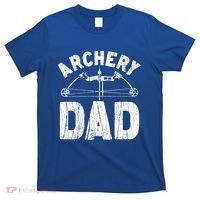 Archery Dad Archer Fathers Day Vintage Funny Gift Bow And Arrow Gift T-Shirt thumb 0