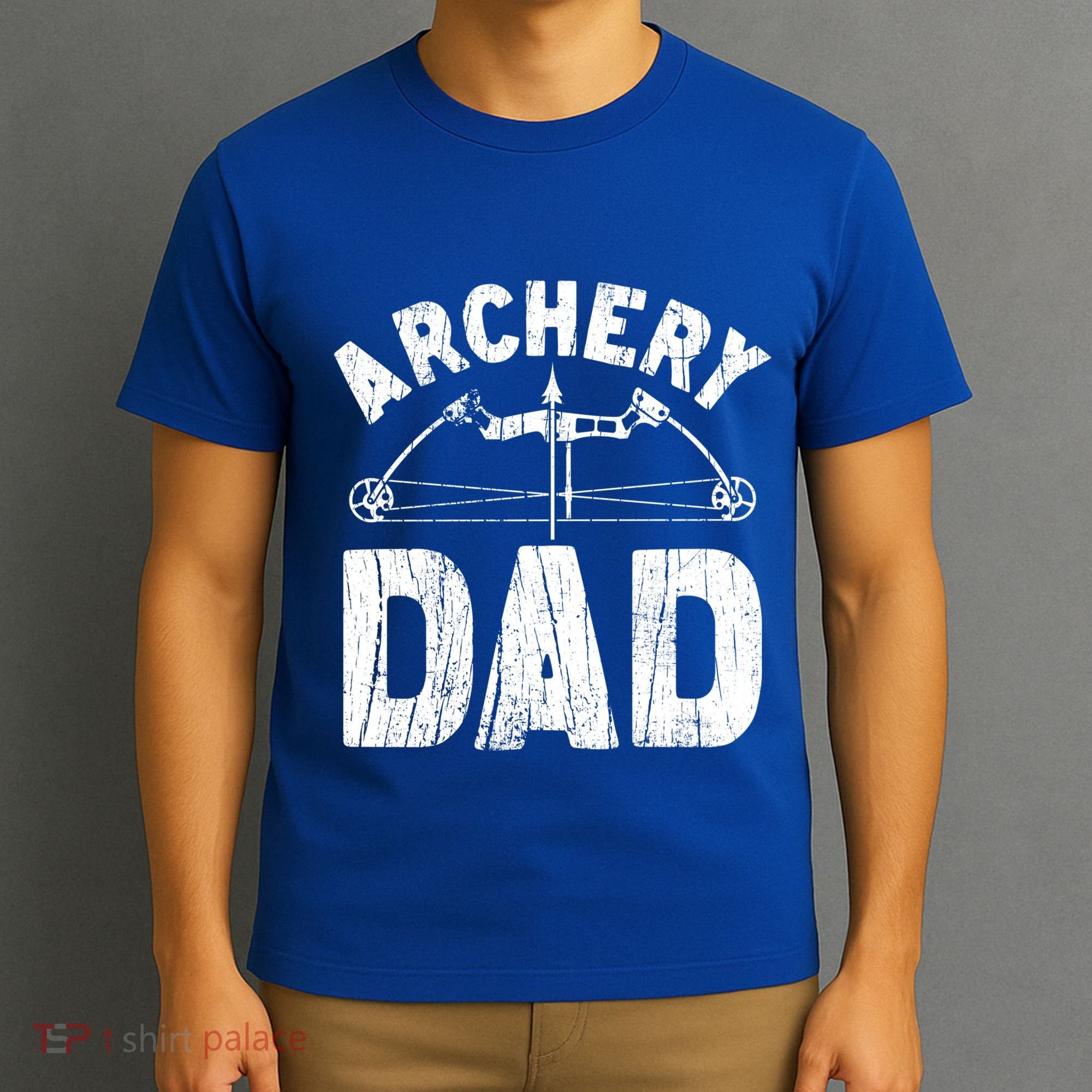 Archery Dad Archer Fathers Day Vintage Funny Gift Bow And Arrow Gift T-Shirt