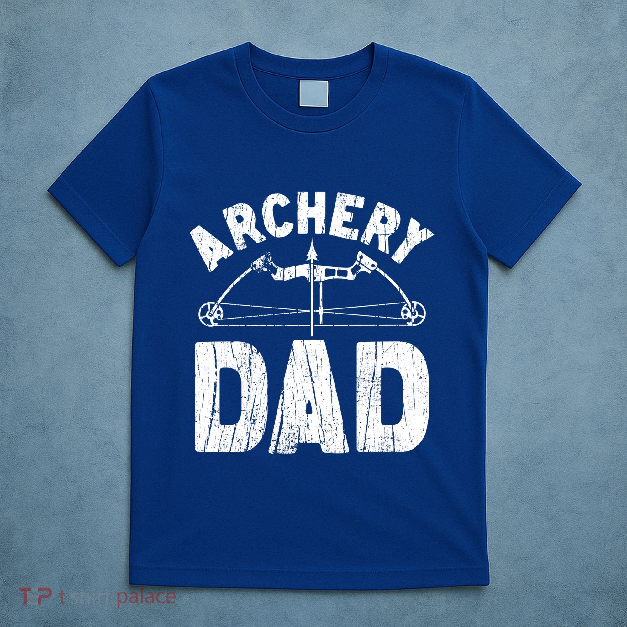 Archery Dad Archer Fathers Day Vintage Funny Gift Bow And Arrow Gift T-Shirt