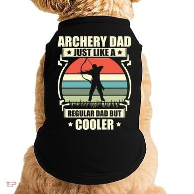 Archery Dad Archer Lover Bow Fathers Day Gift Doggie Tank