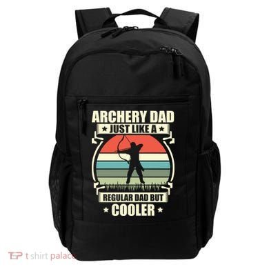 Archery Dad Archer Lover Bow Fathers Day Gift Backpack
