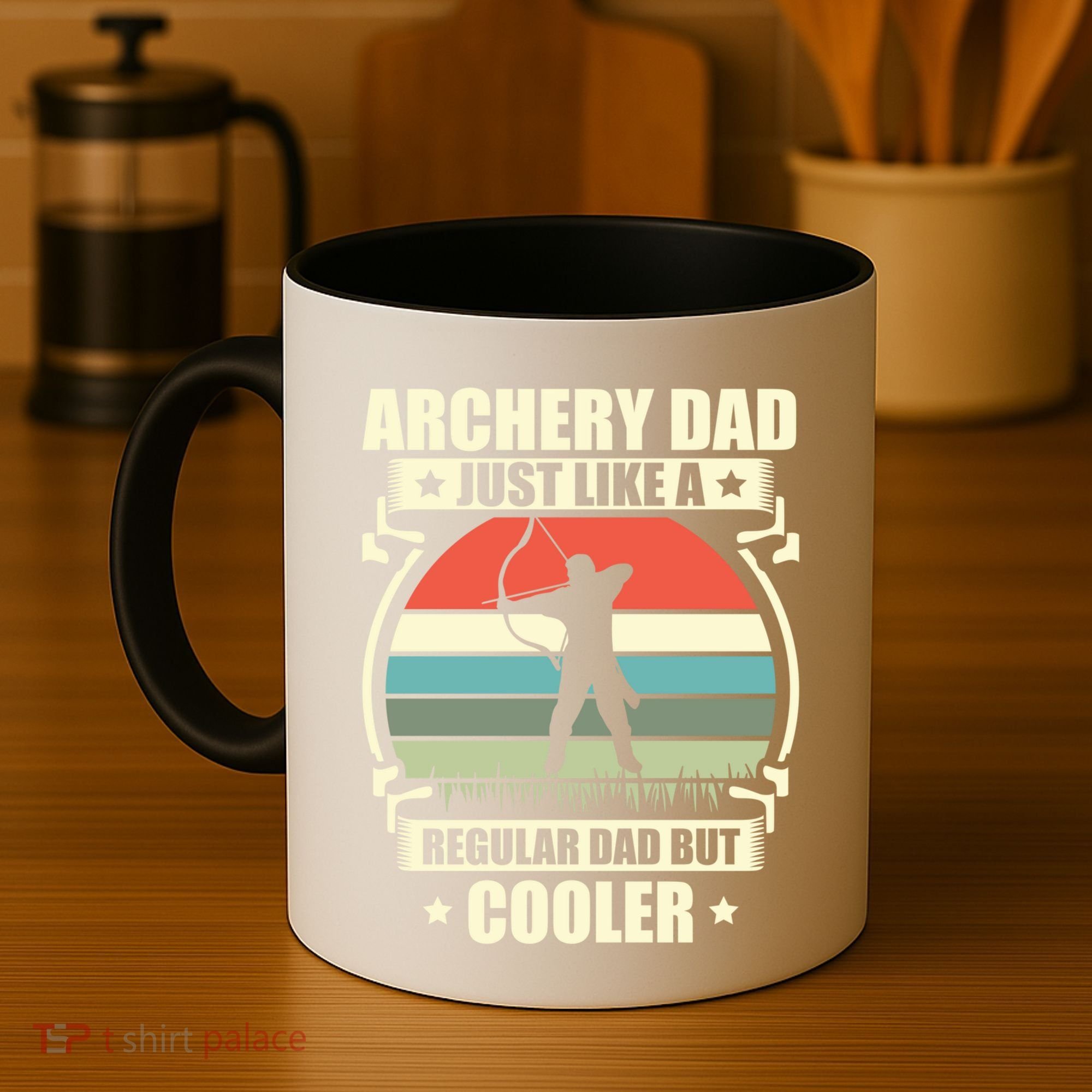 Archery Dad Archer Lover Bow Fathers Day Gift Coffee Mug