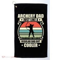 Archery Dad Archer Lover Bow Fathers Day Gift Golf Towel thumb 0