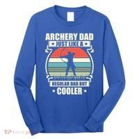 Archery Dad Archer Lover Bow Fathers Day Gift Long Sleeve Shirt thumb 0