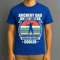 Archery Dad Archer Lover Bow Fathers Day Gift T-Shirt thumb 3