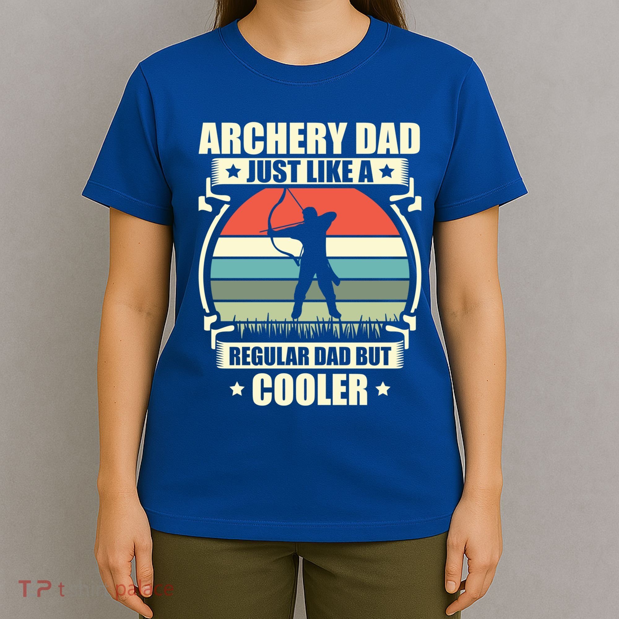 Archery Dad Archer Lover Bow Fathers Day Gift T-Shirt