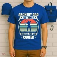 Archery Dad Archer Lover Bow Fathers Day Gift T-Shirt thumb 6