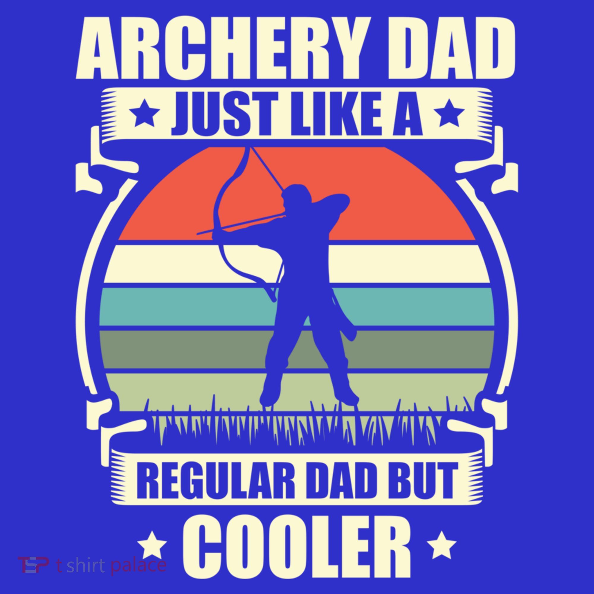 Archery Dad Archer Lover Bow Fathers Day Gift Coaster