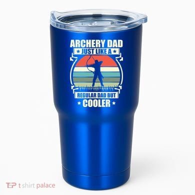 Archery Dad Archer Lover Bow Fathers Day Gift Tumbler