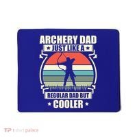 Archery Dad Archer Lover Bow Fathers Day Gift Mousepad thumb 0