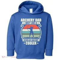 Archery Dad Archer Lover Bow Fathers Day Gift Toddler Hoodie thumb 0