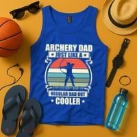 Archery Dad Archer Lover Bow Fathers Day Gift Tank Top thumb 4