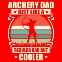 Archery Dad Archer Lover Bow Fathers Day Gift Santa Hat thumb 1