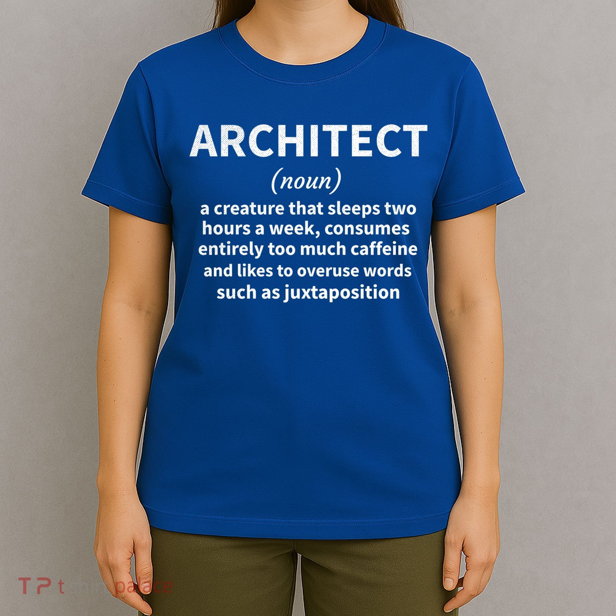 Architect Definition Architecture Student Architect Gift T-Shirt