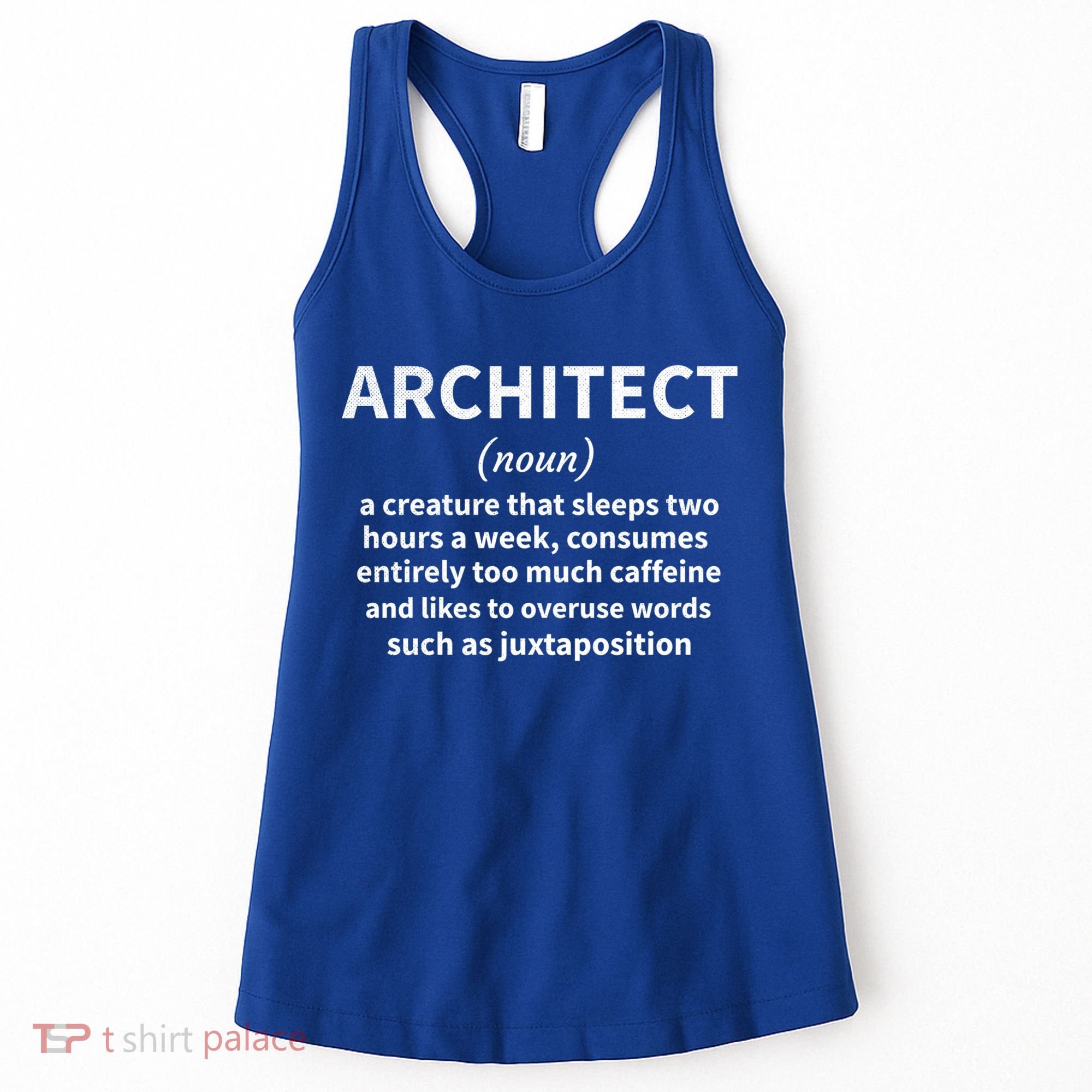 Architect Definition Architecture Student Architect Gift Women's Tank Top