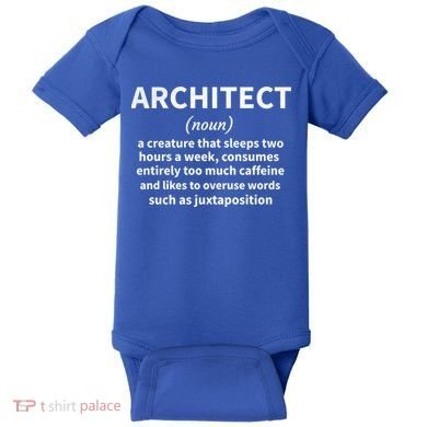 Architect Definition Architecture Student Architect Gift Baby Bodysuit