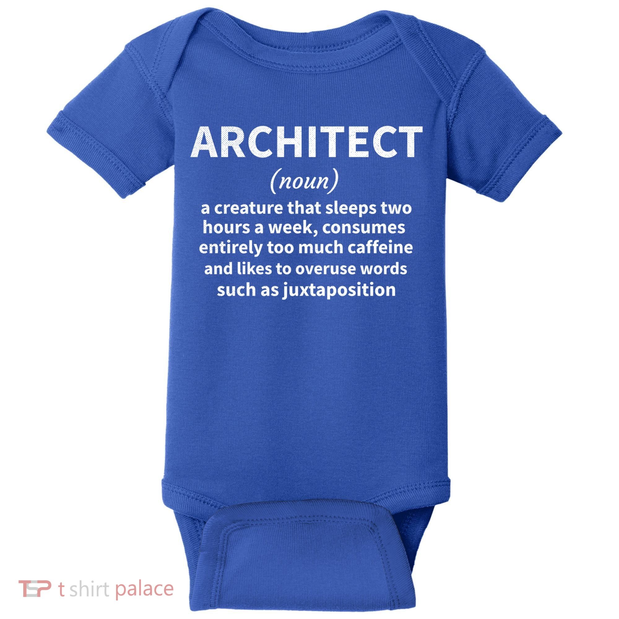 Architect Definition Architecture Student Architect Gift Baby Bodysuit