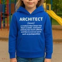 Architect Definition Architecture Student Architect Gift Kids Hoodie thumb 3